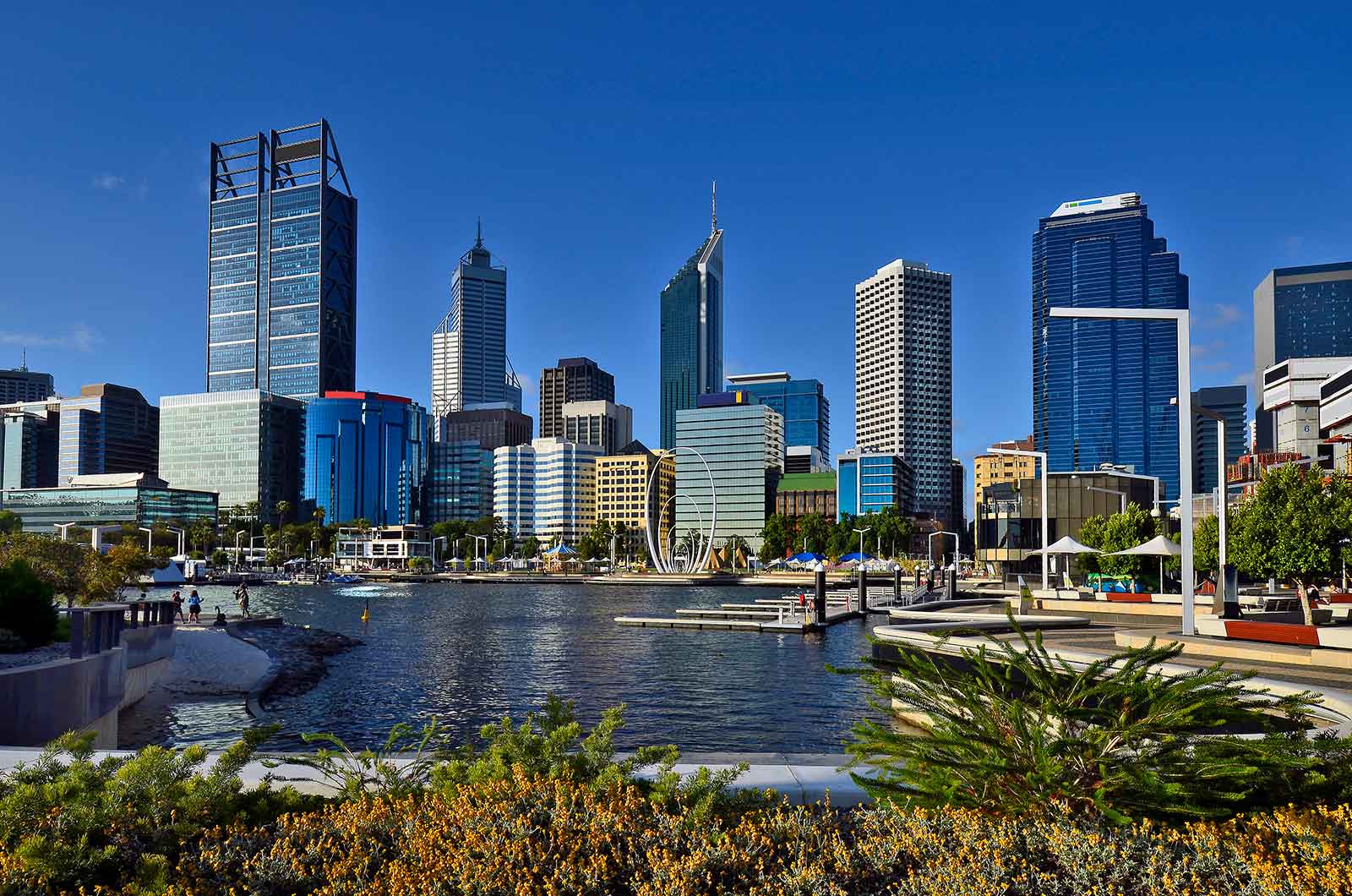 A photo of Perth, where copywriting and content marketing company Typeset has an office.