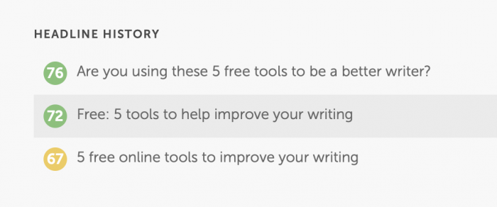 Headline writing tool