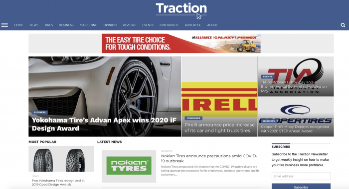 Traction News screenshot