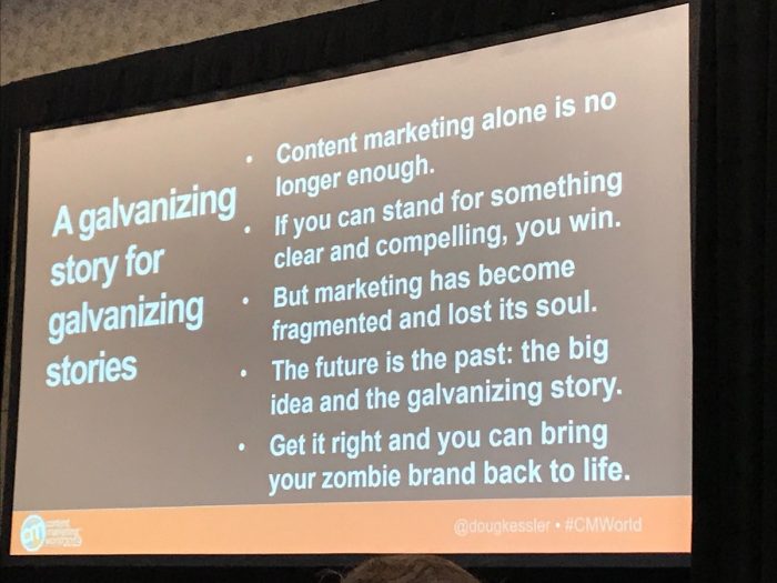 An image from content marketing world 2020