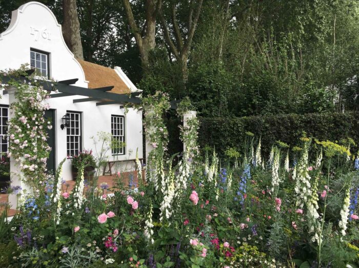 A Chelsea Flower Show cottage garden, photo by Dan Hatch